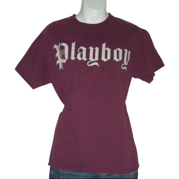 Playboy Tee Shirt Vintage y2k Unisex Streetwear alt egirl Punk McBling Noughties - Picture 2 of 6